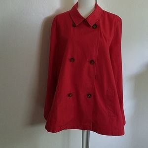J Jill cotton pea coat. XL